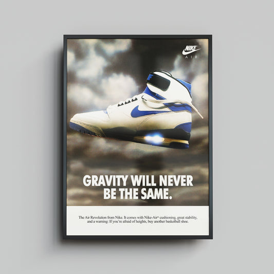 Gravity will never be the same - Framed Print