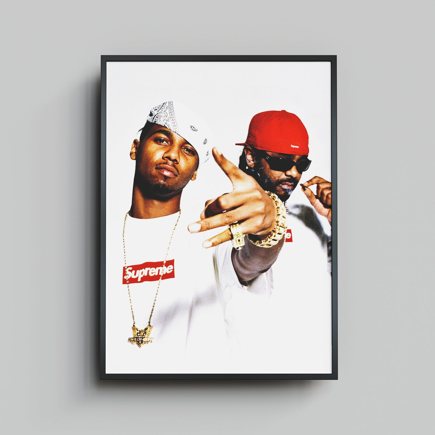 Supreme x Dipset - Framed Print