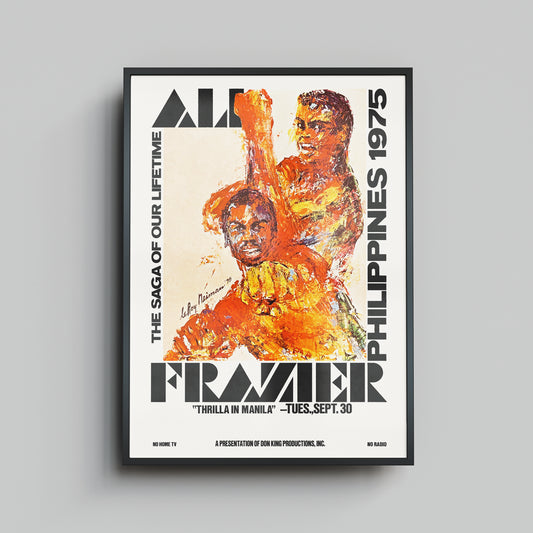 Ali vs Frazier "The Thrilla in Manila" - Framed Print