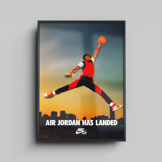 Jordan has landed - Framed Print