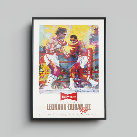 Leonard vs Duran III - Framed Print