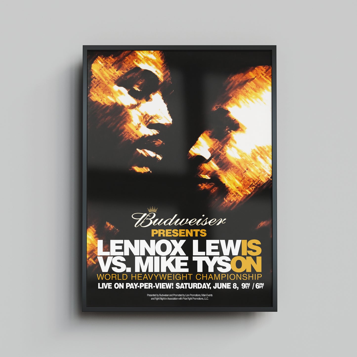 Lewis vs Tyson IS ON - Framed Print