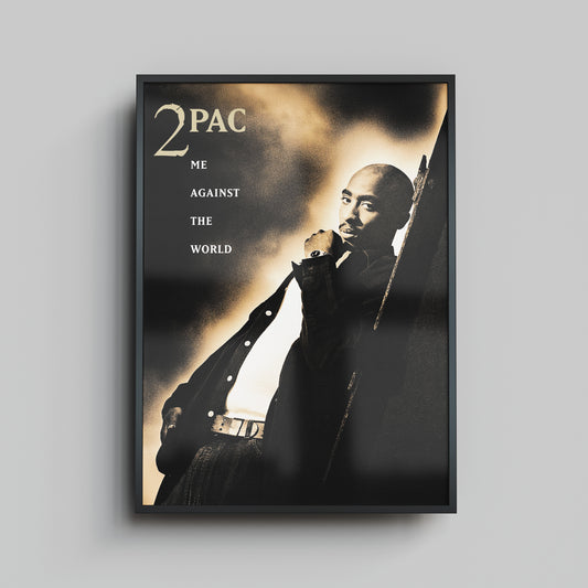 'Me Against the World' cassette cover - Framed Print